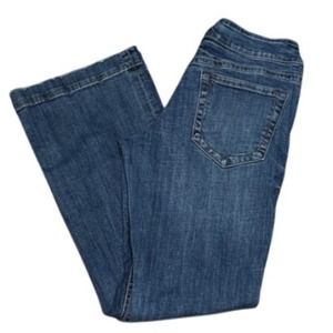 Stetson Trouser Denim Jeans Wide Leg Dark Wash Comfort Stretch Size  10